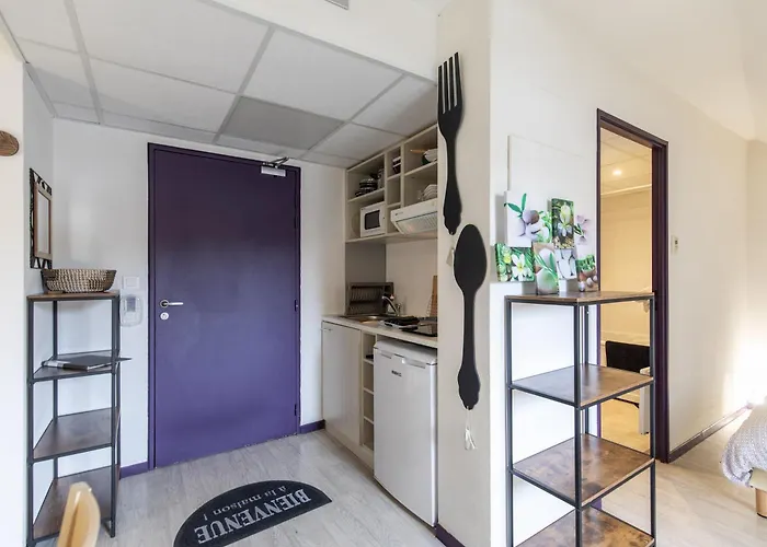 Tithome 3 - Grand Bus Gare Centre Sanctuaire Lägenhet *